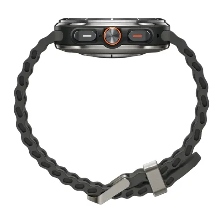 Умные часы Samsung Galaxy Watch Ultra 47мм, ремешок Marine (Titanium Silver, 2025)