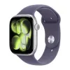 Apple Watch Series 11 46mm Aluminum Silver Case Purple Fog Sport Band M/L