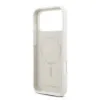 Lagerfeld для iPhone 17 Pro Max чехол Liquid Silicone Hearts Hard White (MagSafe)