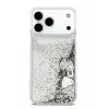 Guess для iPhone 17 Pro Max чехол Liquid Glitter Charms Hard Silver