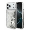 Guess для iPhone 17 Pro Max чехол Liquid Glitter Charms Hard Silver