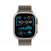 Apple Watch Series Ultra 2 49mm Natural Titanium Case with Titanium Milanese Loop M